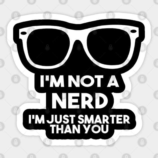 Smarter than you Sticker by AliyaStorm